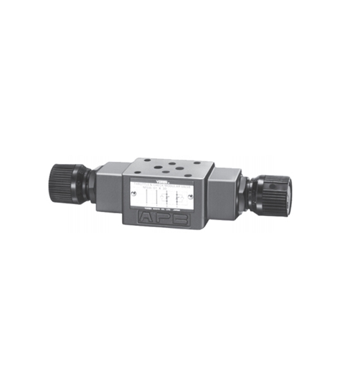 油研叠加式单向节流阀