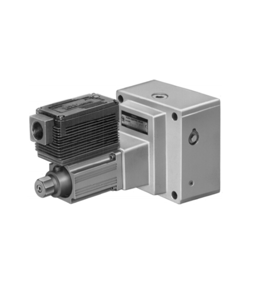 Oil research electro-hydraulic proportional speed control valve and one-way speed control valve